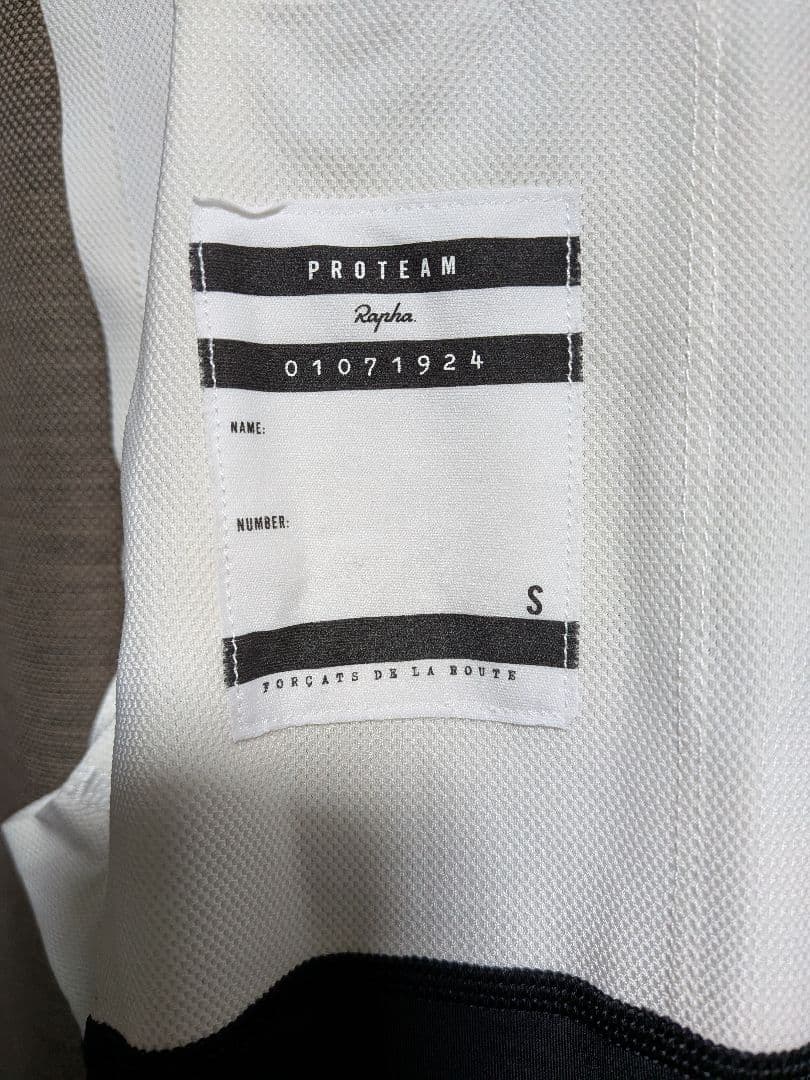 Rapha プロチームビブショーツ Sサイズ ホワイト×ブラック(美品)