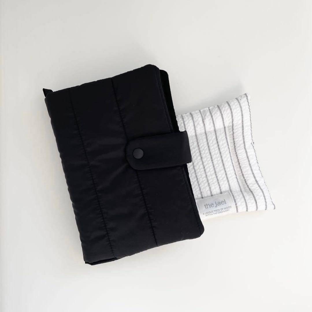 早い者勝ち　韓国　バインダー　カバー　貯金　現金管理　ブラック　コースター