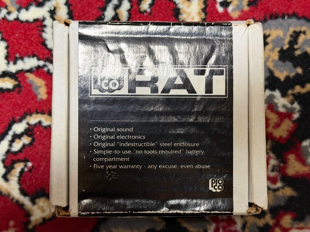 Pro Co RAT 1985 Reissue White Face ラット