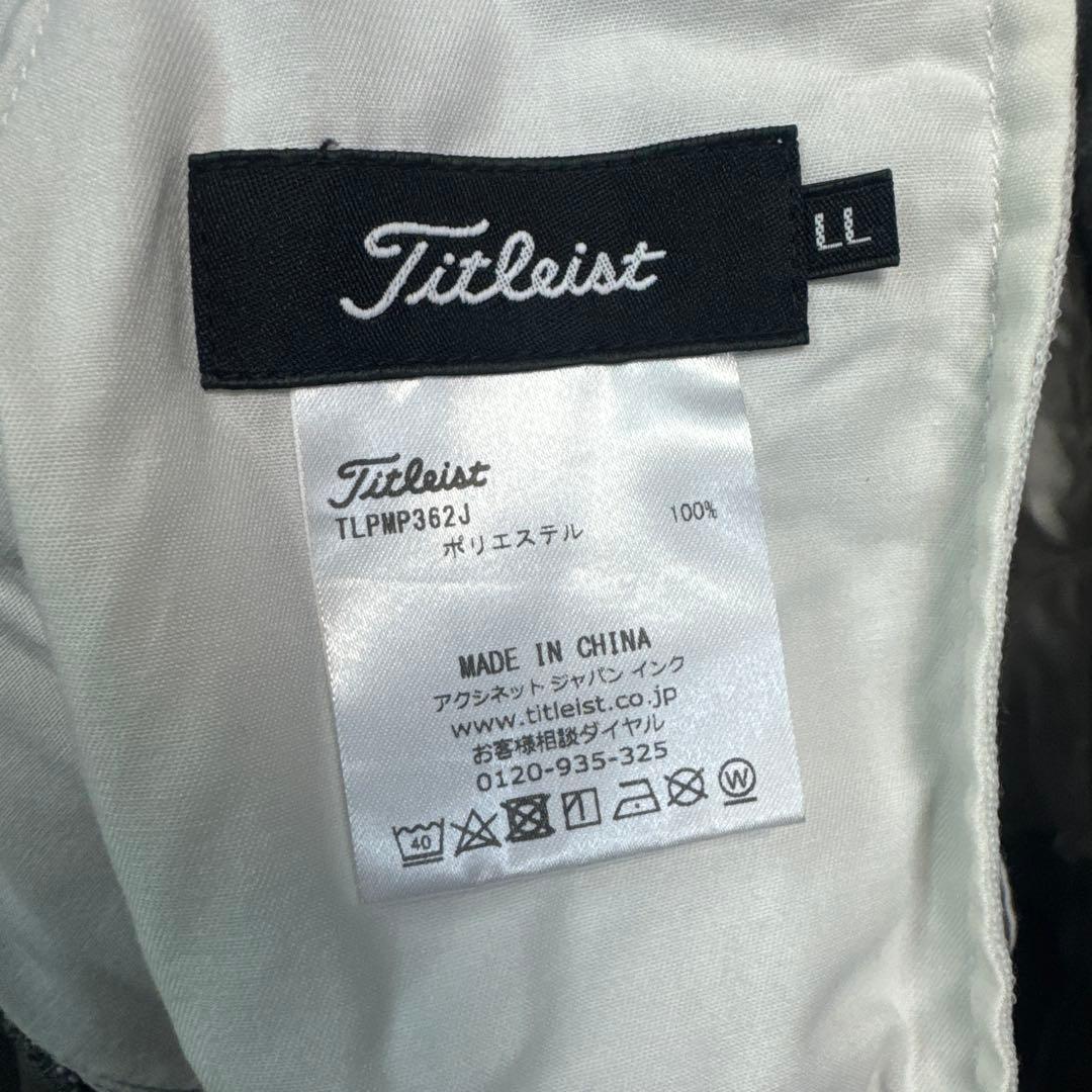 Titleist グレー スリムフィットパンツ　ゴルフウェア　LL 裏起毛