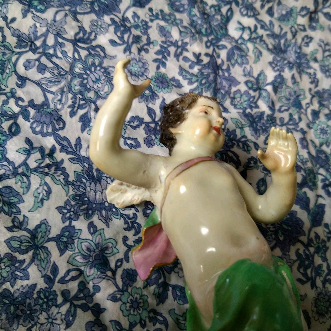 ✤マイセン(Meissen)フィギュリン天使2体セット✤