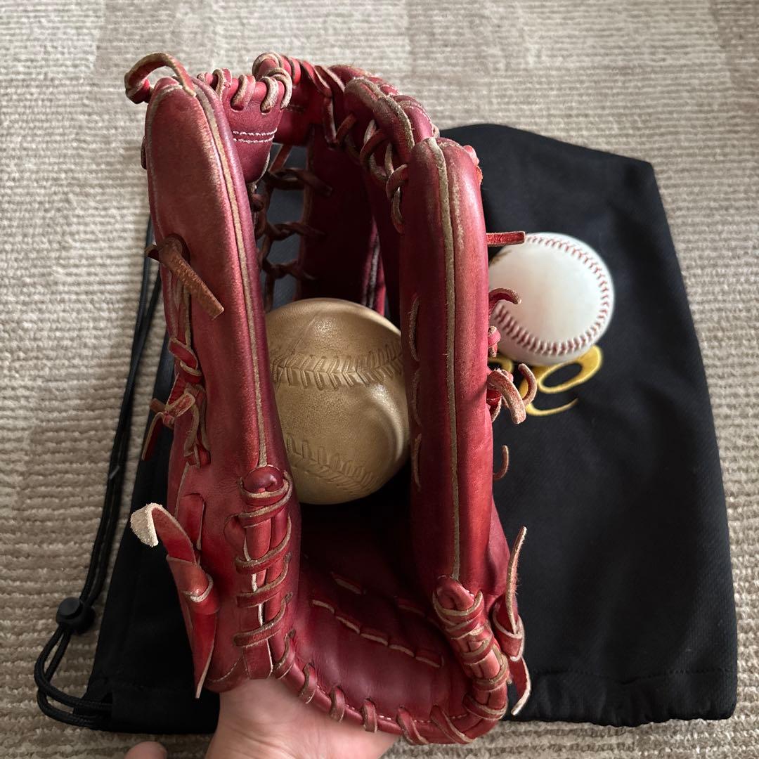 硬式野球グローブ ゴールドステージ 収納袋付き