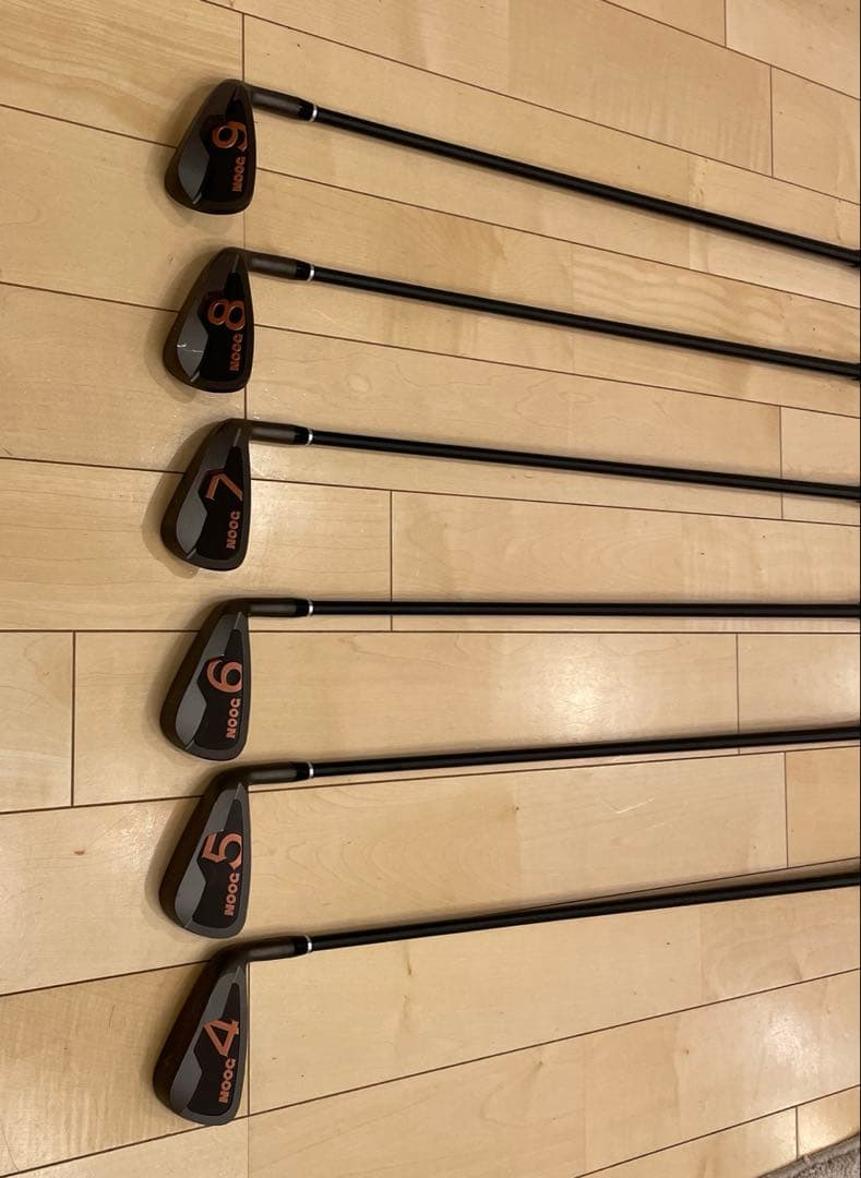 NOOGノーグ　ワンレングスアイアン4-9番　6本セット