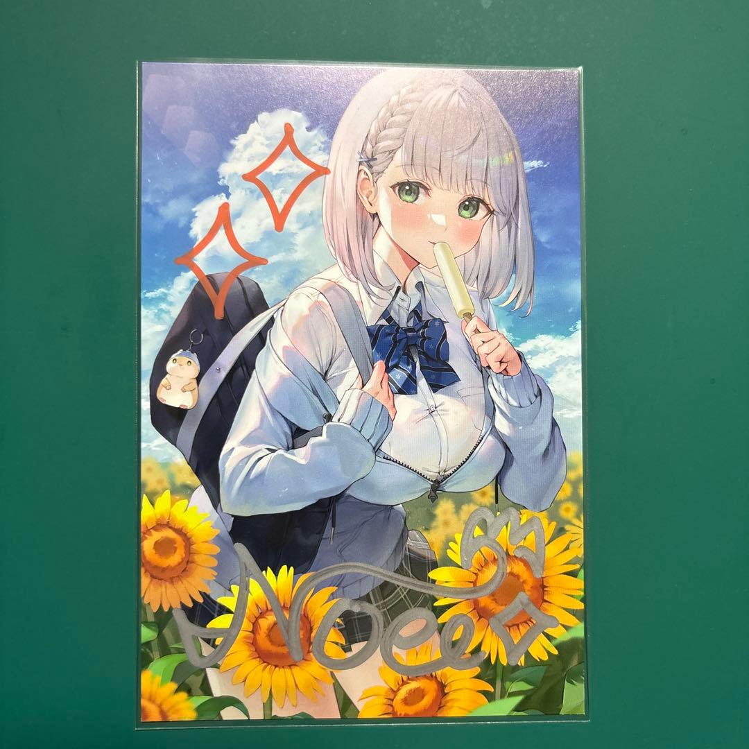 ホロライブ 白銀ノエル サイン入りポストカード