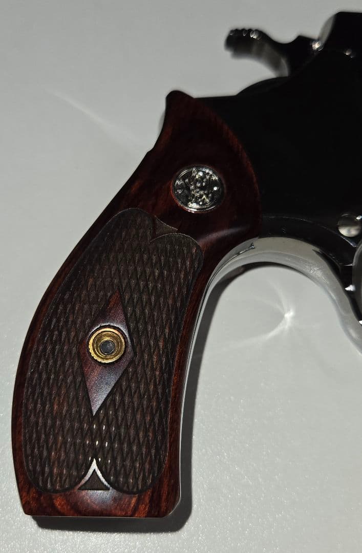 激安!タナカ　S&W M36 トワイライトクローム 特注グリップ