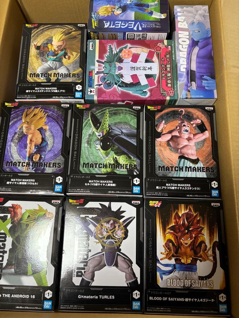 新品未開封　ドラゴンボール　フィギュア　一番くじ　セル　魔人ブウ　ゴテンクス