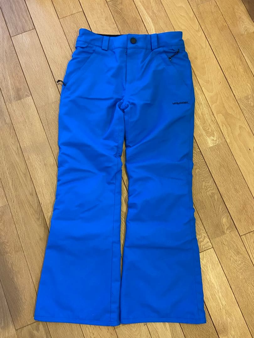 VOLCOM スノーボード　スキー　ウェアセット 黒/青　クリーニング済み