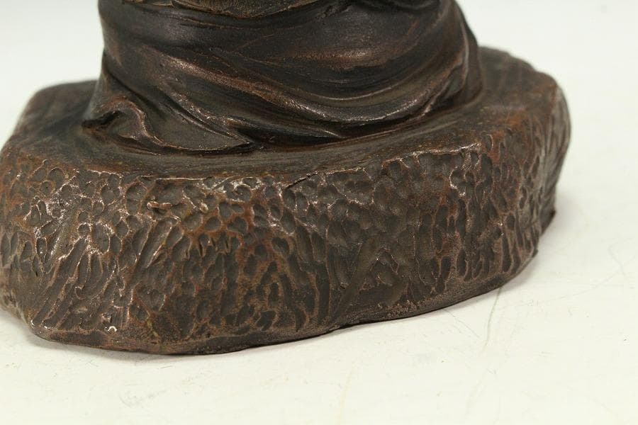 古備前 仏像 時代物(K-XA942)