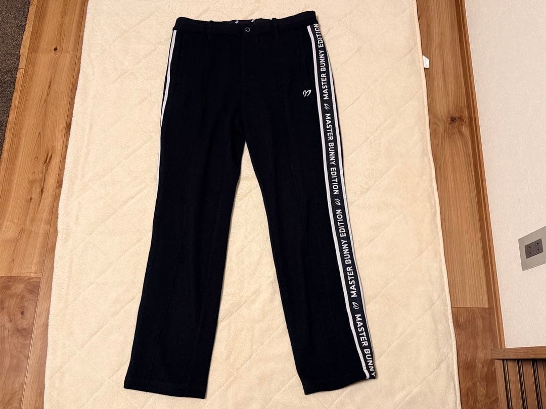 パーリーゲイツ マスターバニー ゴルフパンツ サイズ5（L）/黒 メンズ