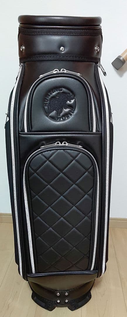 ハンティングワールド　ゴルフ　キャディバッグ　美品!