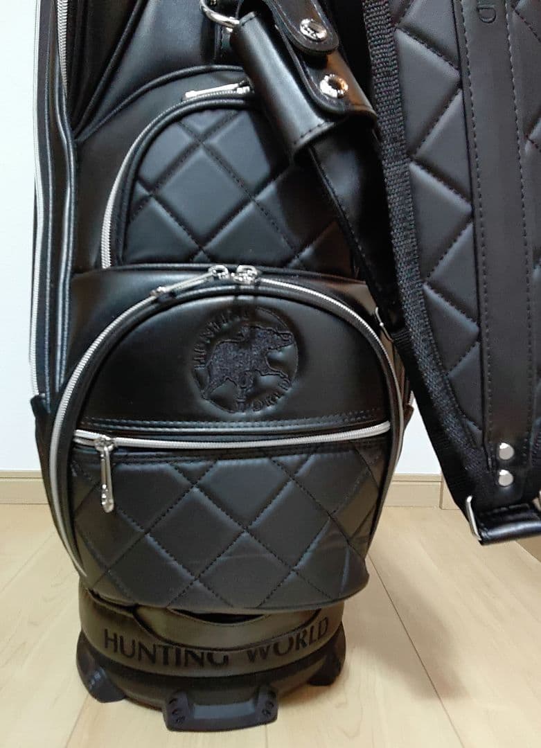 ハンティングワールド　ゴルフ　キャディバッグ　美品!