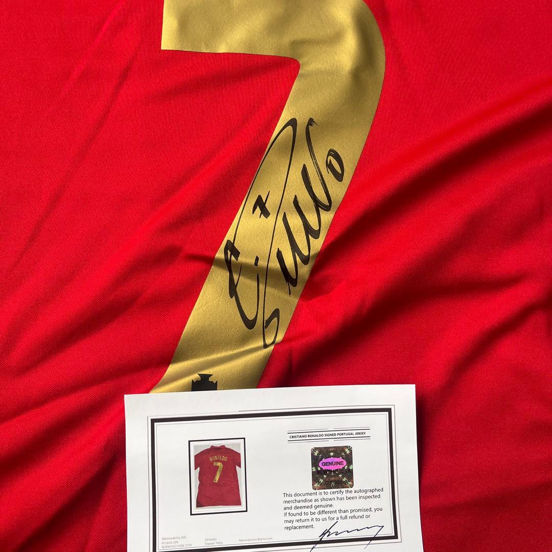 Cristiano Ronaldo サイン入りポルトガルジャージ