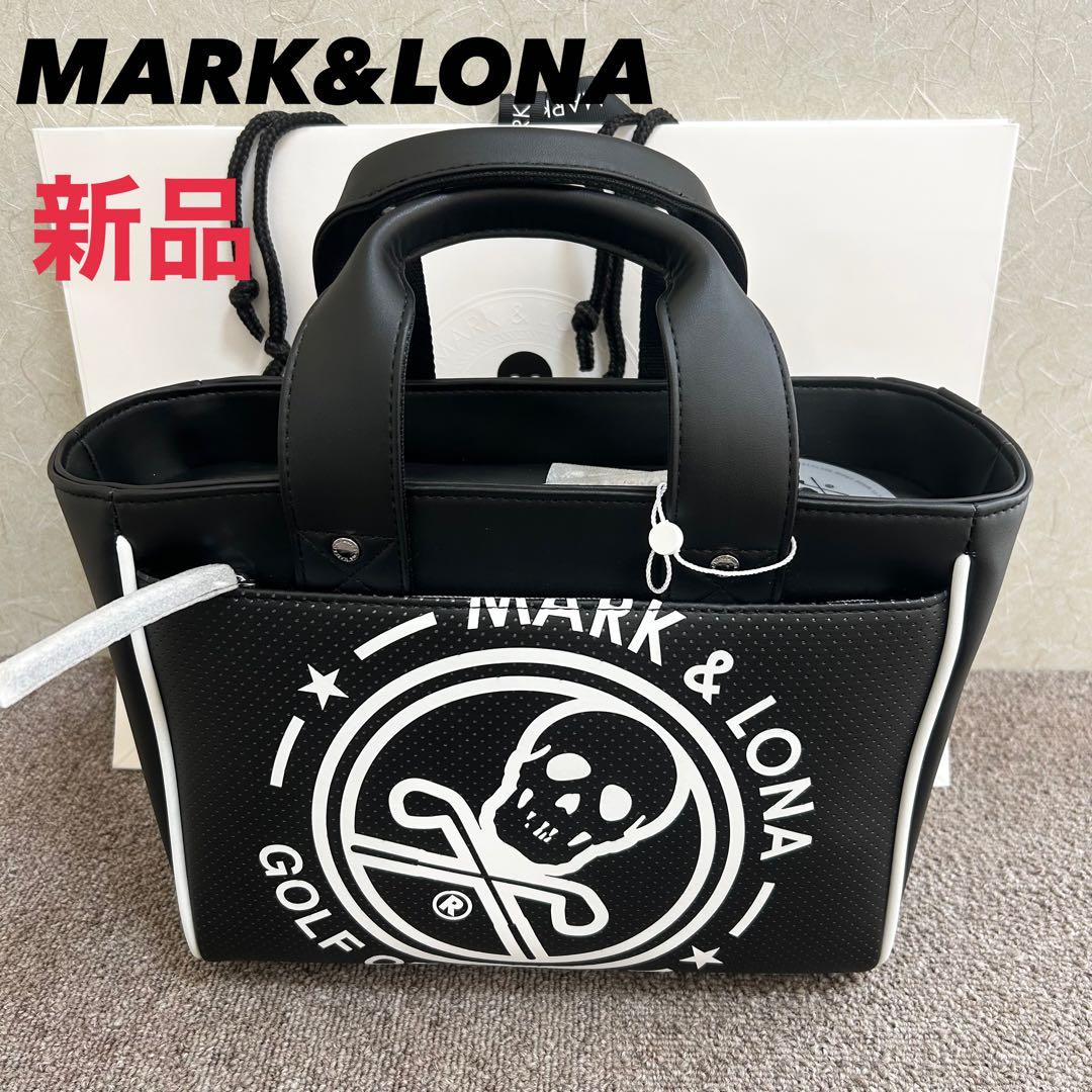新品　マークアンドロナ　カートバッグ　ゴルフバッグ　スカル　ドクロ　ブラック