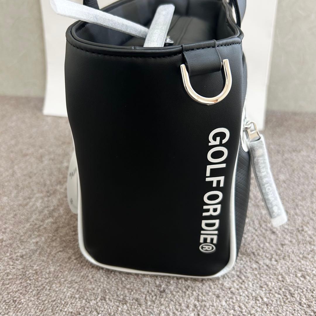 新品　マークアンドロナ　カートバッグ　ゴルフバッグ　スカル　ドクロ　ブラック