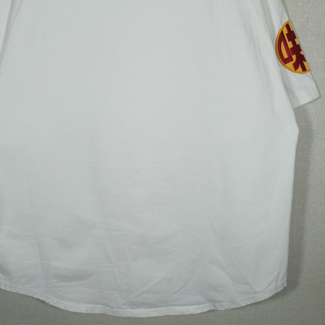 KEBOZ味仙 名古屋限定コラボ ベースボールシャツ ホワイト S