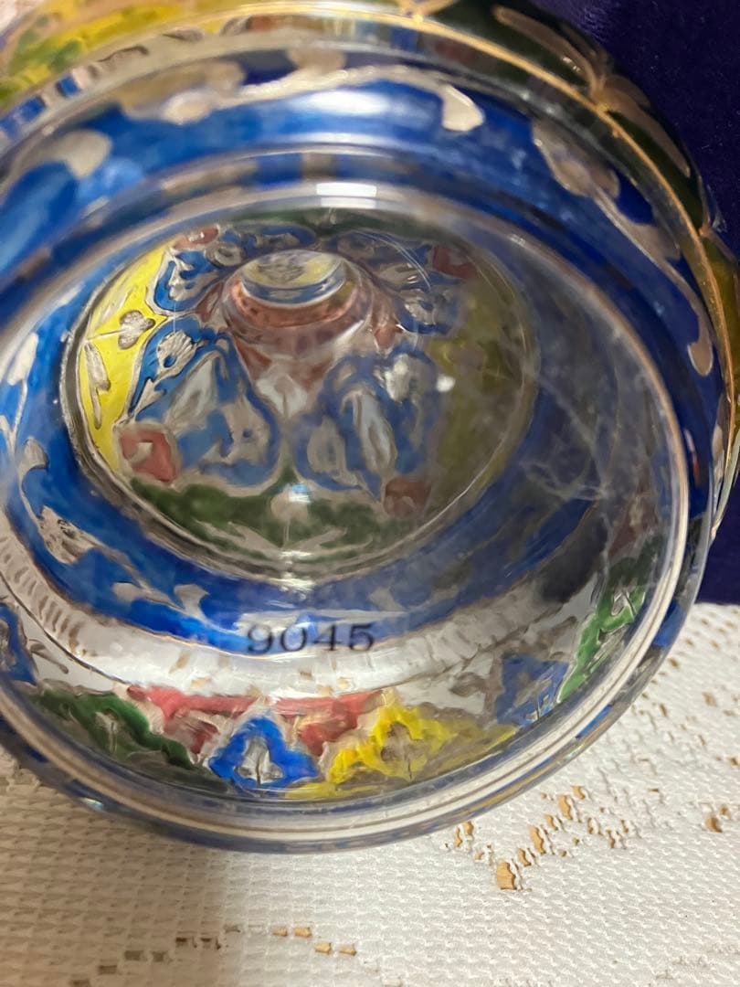 フリッツ・ヘッケルト　エナメル彩、金彩