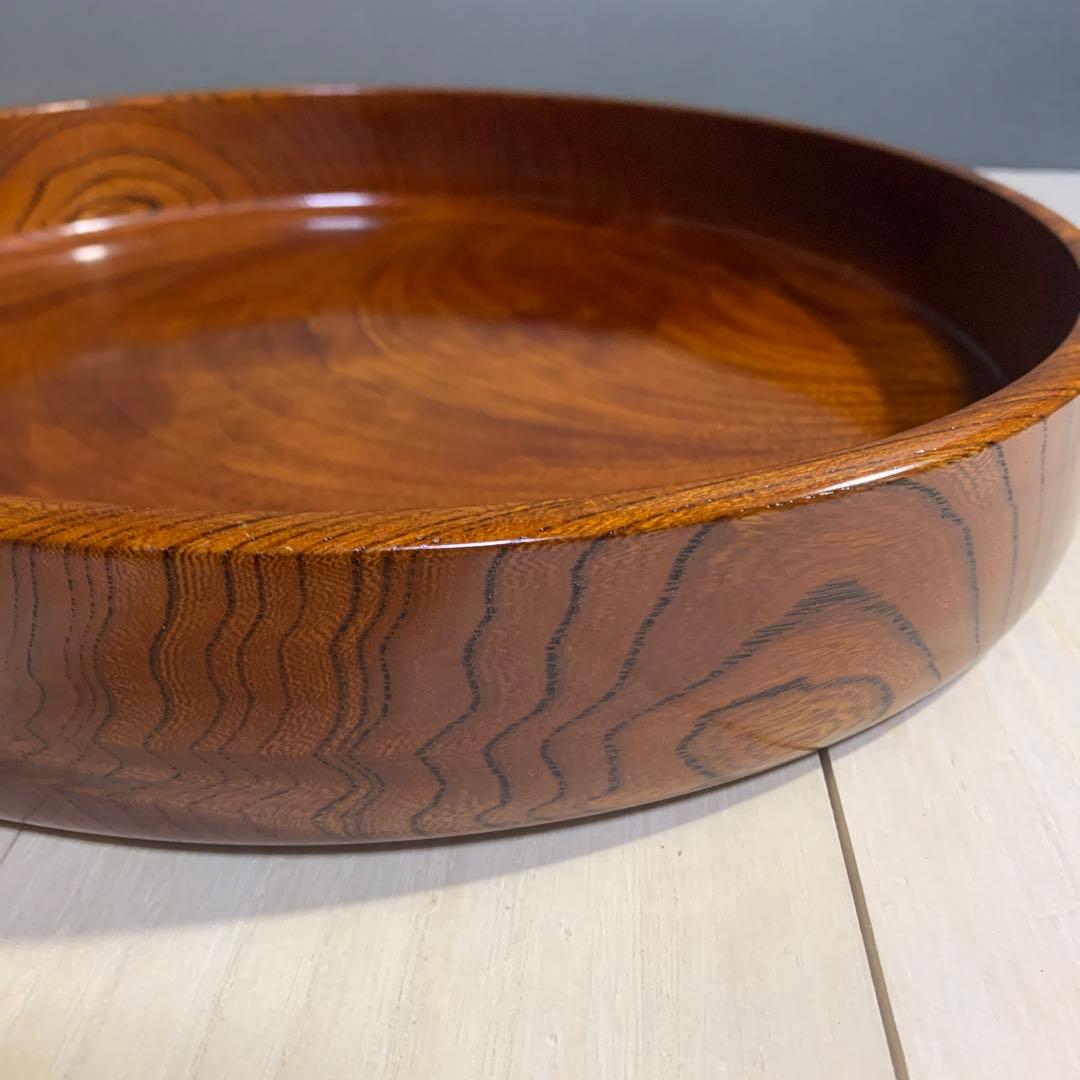 人間国宝　川北良造　丸盆