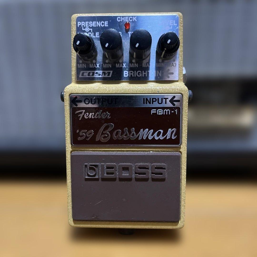 BOSS Fender '59 Bassman エフェクター 箱あり　FBM-1