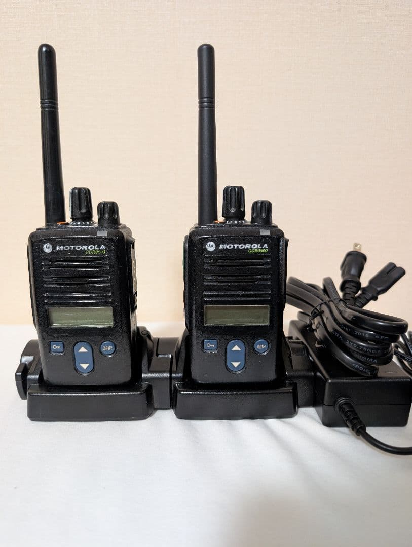 モトローラ デジタル簡易無線機 登録局 トランシーバー GDR3500 2台