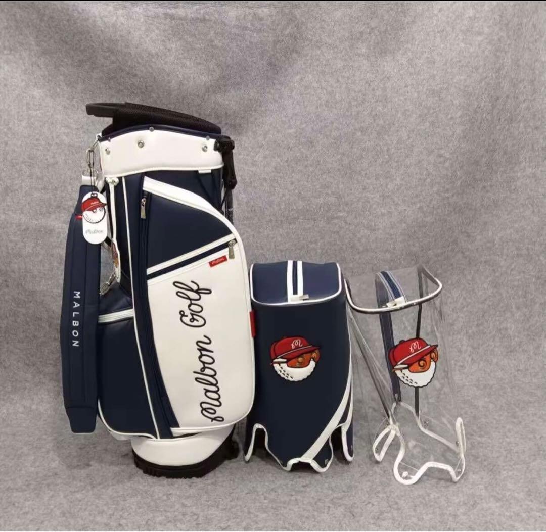 マルボンゴルフ malbon キャディバッグ  新作 ゴルフバッグ Golf