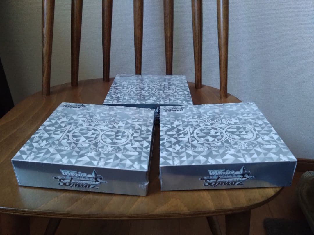 ヴァイスシュヴァルツ ディズニー100 未開封シュリンク付き 3BOX 初版