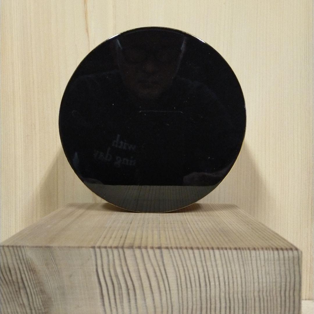 香炉台 ５寸欅 菊模様三切り純金箔はり