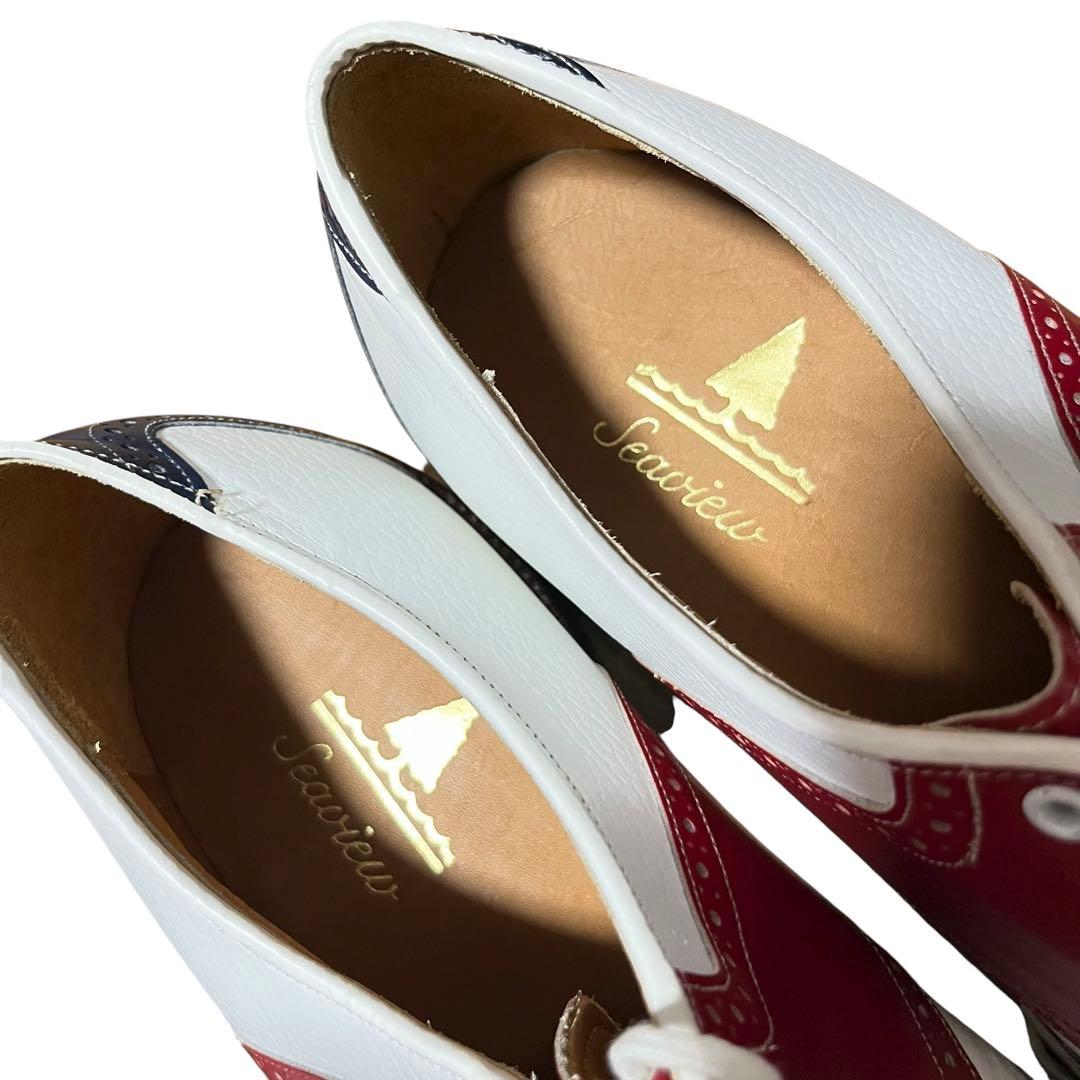 未使用Johnston&Murphy Seaview トリコロールゴルフシューズ