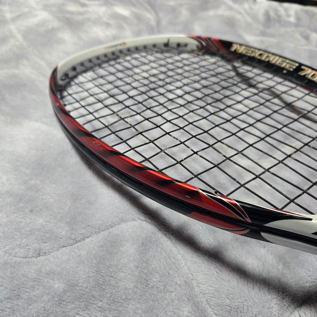 ソフトテニス ラケット ネクステージ 70v　レーザーラッシュ9v