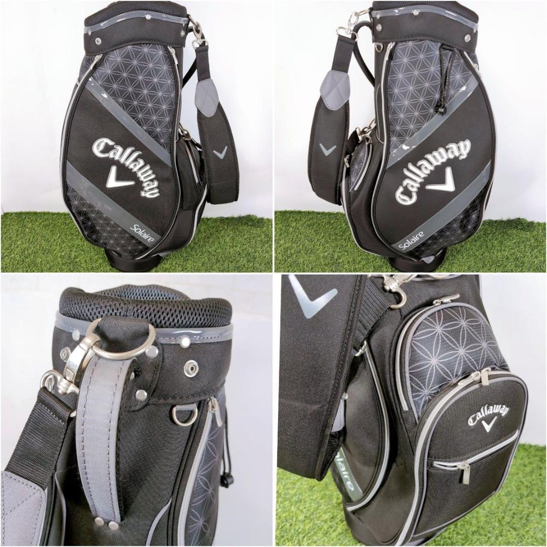 キャロウェイ ソレイル レディース L 女性用 ゴルフ8本セット ブラック 黒