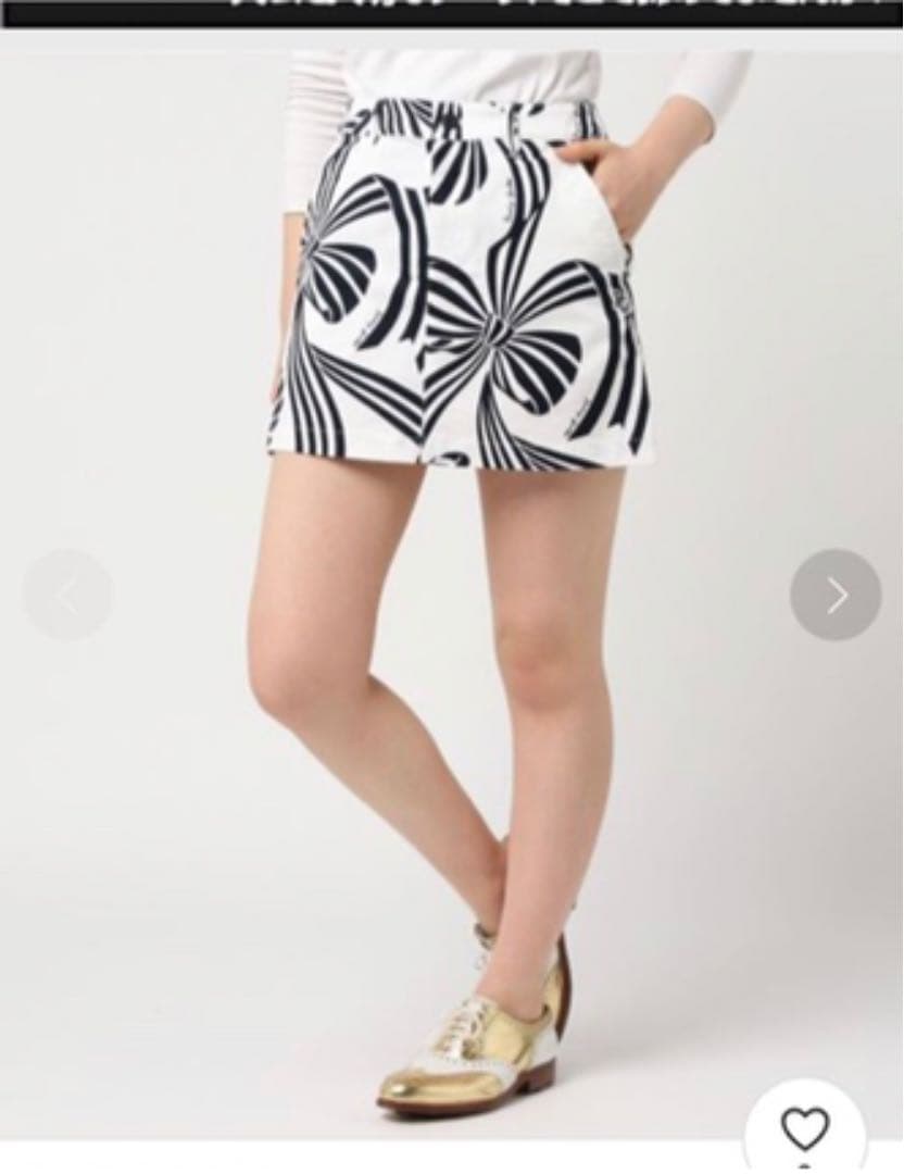 パーリーゲイツ リボン柄スカート