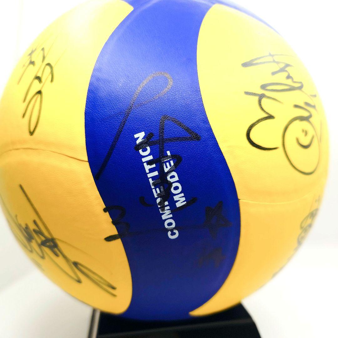 直筆サイン入りバレーボール　大阪マーヴェラス V330W