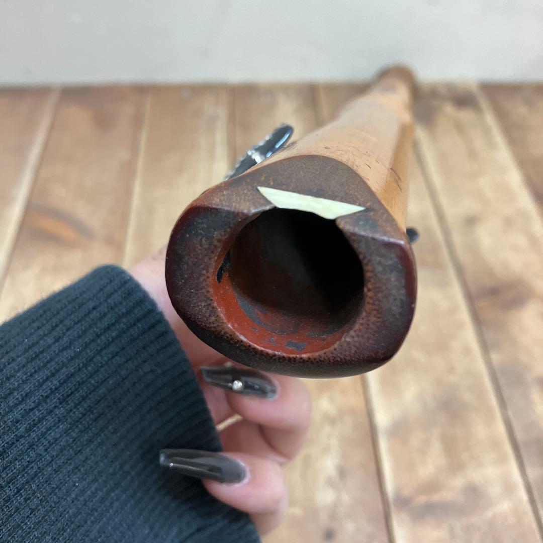 昭和レトロ 尺八 竹製 木管楽器 管楽器 雅楽器 古楽器 和楽器 楽器 笛 竹笛