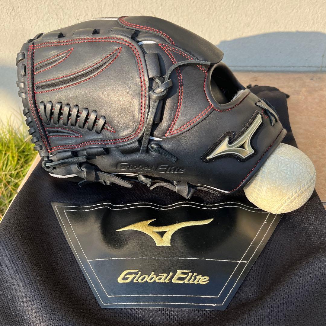 Global Elite 野球グローブ 黒
