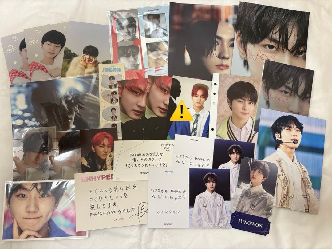 enhypen ジョンウォン　まとめ売り　トレカ　アクスタ　うちわ　缶バッチ