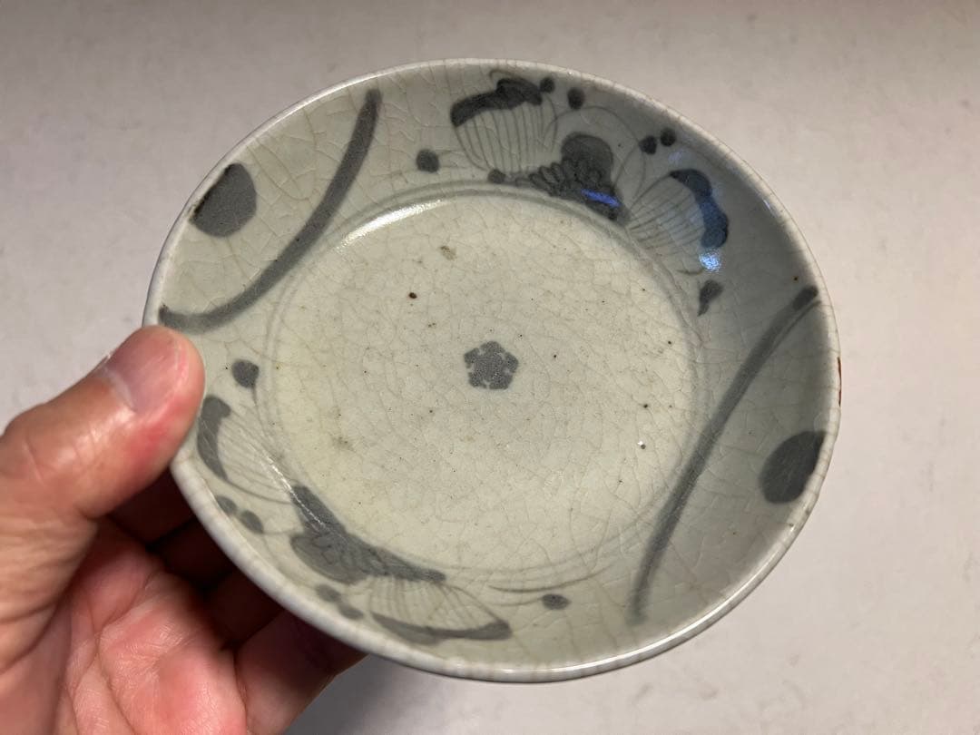 江戸時代 古伊万里 くらわんか 波佐見 染付小皿 酒器 酒盃 豆皿 骨董 古美術