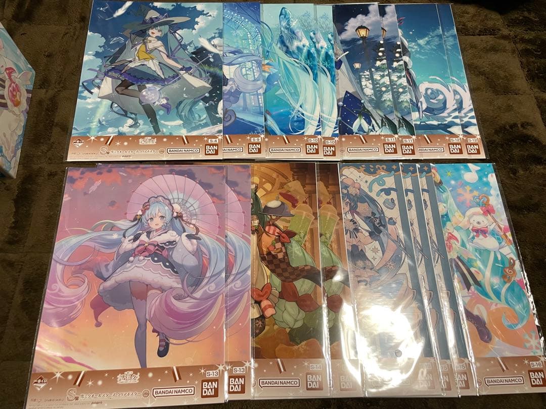 雪ミク 2026 一番くじ アクリルスタンド ラバーチャーム クリアポスター