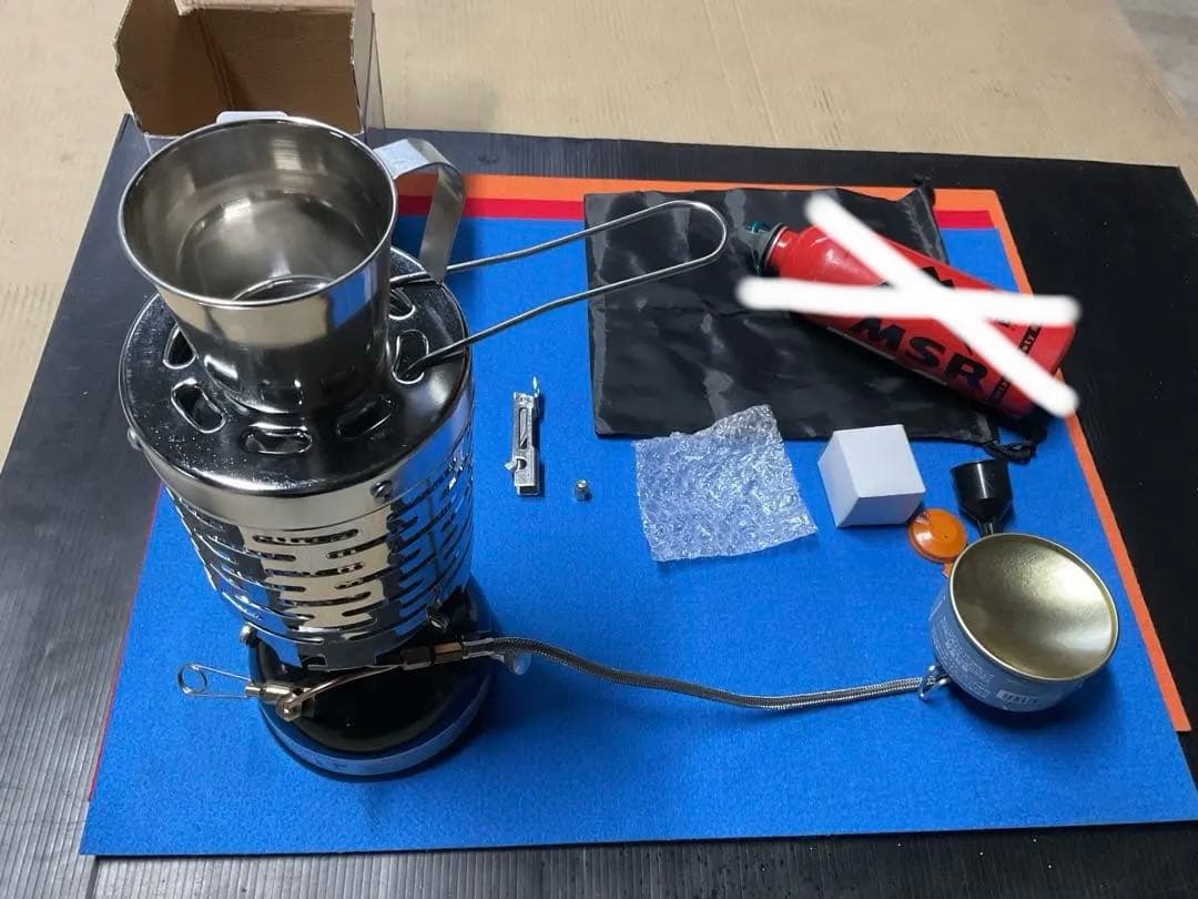 HEIYEマルチ燃料仕様タンク一体式ストーブと追加付属品新品未使用豪華セット