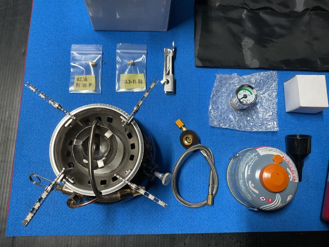 HEIYEマルチ燃料仕様タンク一体式ストーブと追加付属品新品未使用豪華セット