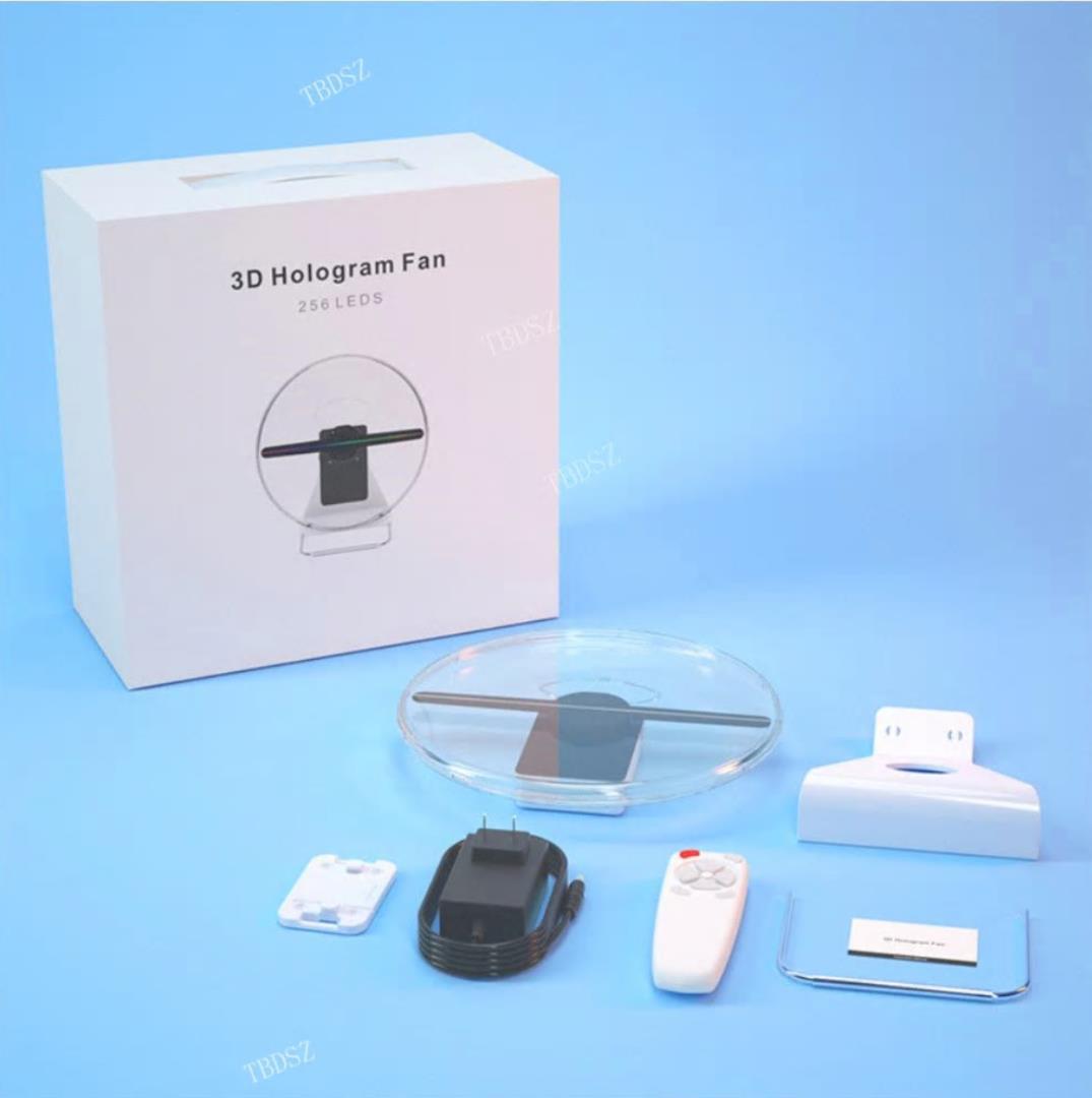 手持ち可能30㎝３Dホログラムプロジェクターファン