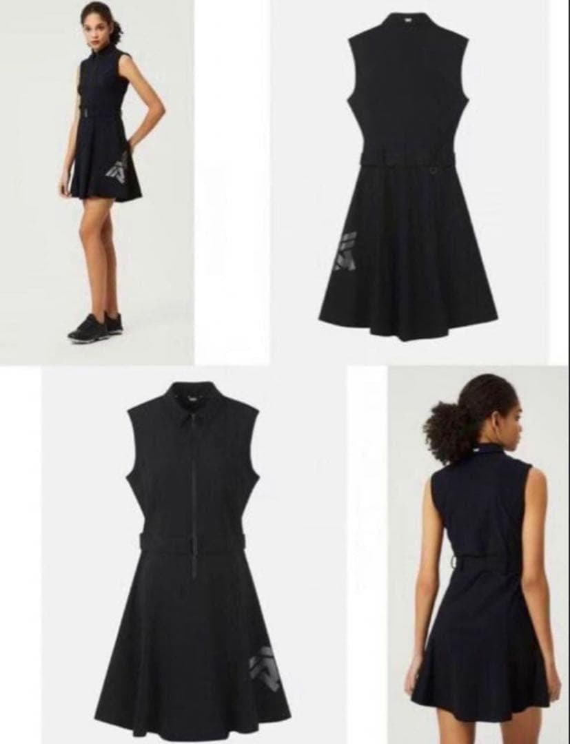 【新品】PXG レディースゴルフ　ノースリーブ・ワンピース　黒 L