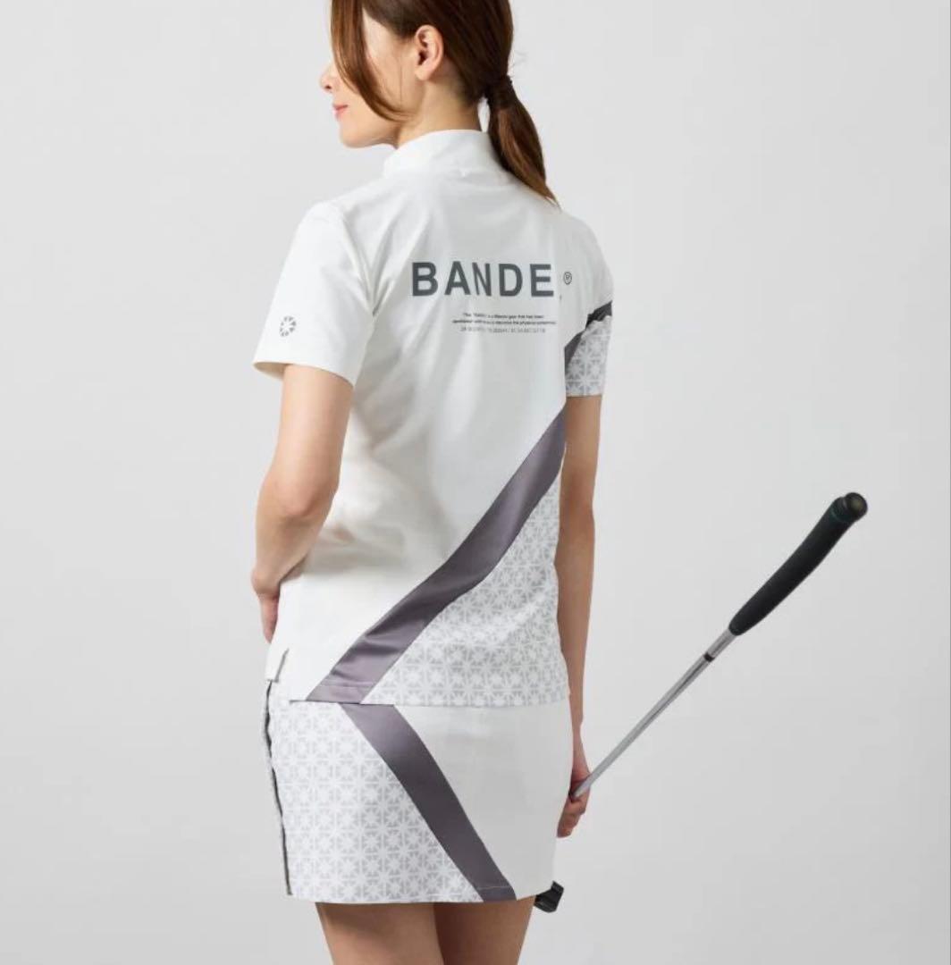 【新品・タグ付き】BANDEL レディース モックネック 白 S