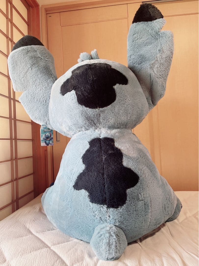 Ｓ*様 スティッチ コストコ限定品 特大ぬいぐるみ ブランケット付き