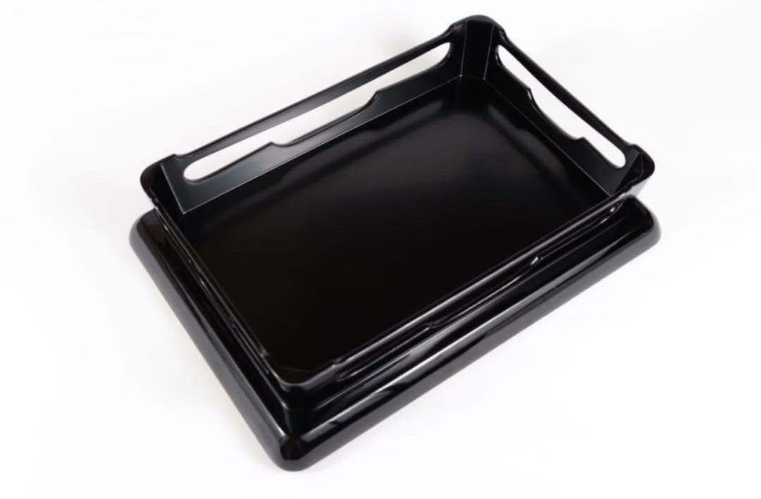 輪島塗 山水研出し蒔絵黒漆屠蘇器 塗師大崎庄右衛門 大崎庄右エ門