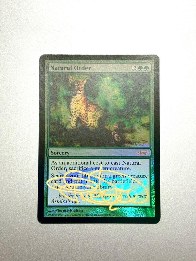 Natural Order ジャッジFoil サイン入り