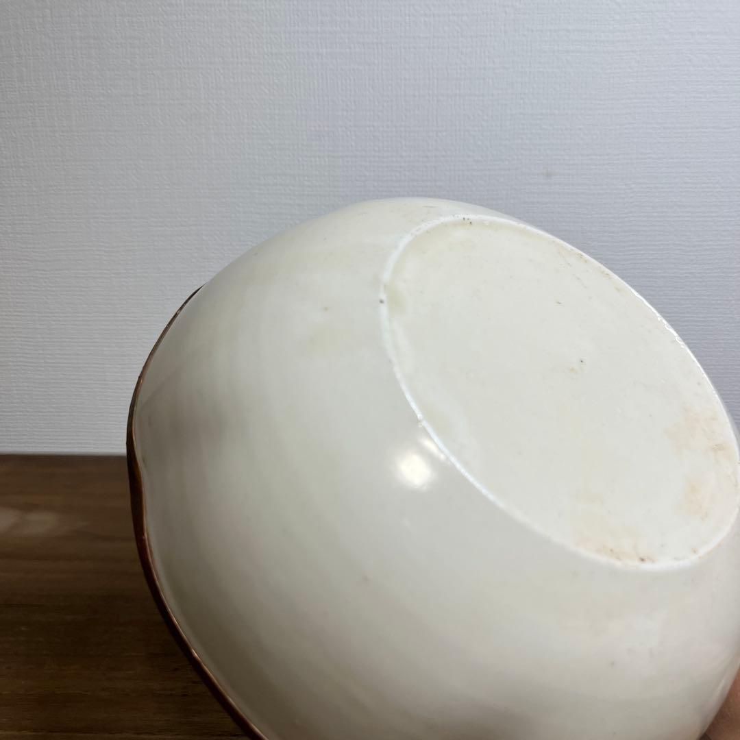 宋時代　定窯　白磁花文覆輪平茶碗　宋