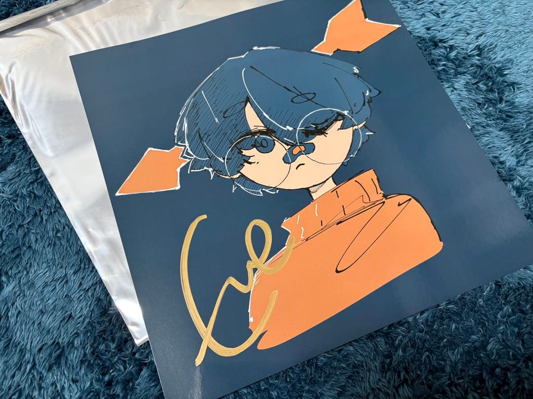 Eve アイコン　lazy cat サイン　ジャケット　UnderBlueくじ