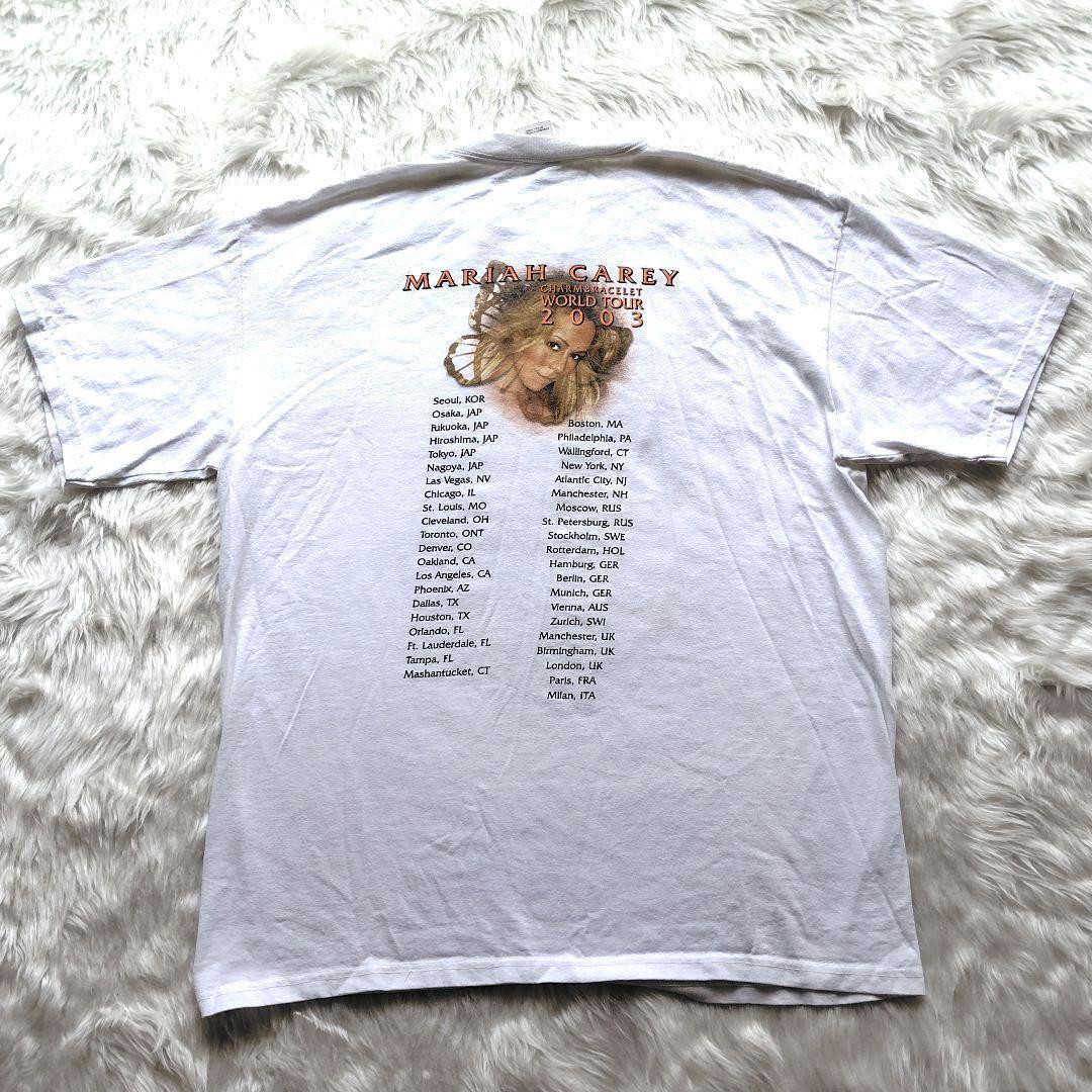 ✨スペシャル✨マライアキャリー★ツアーTシャツ★ヴィンテージ★ホワイト★激レア