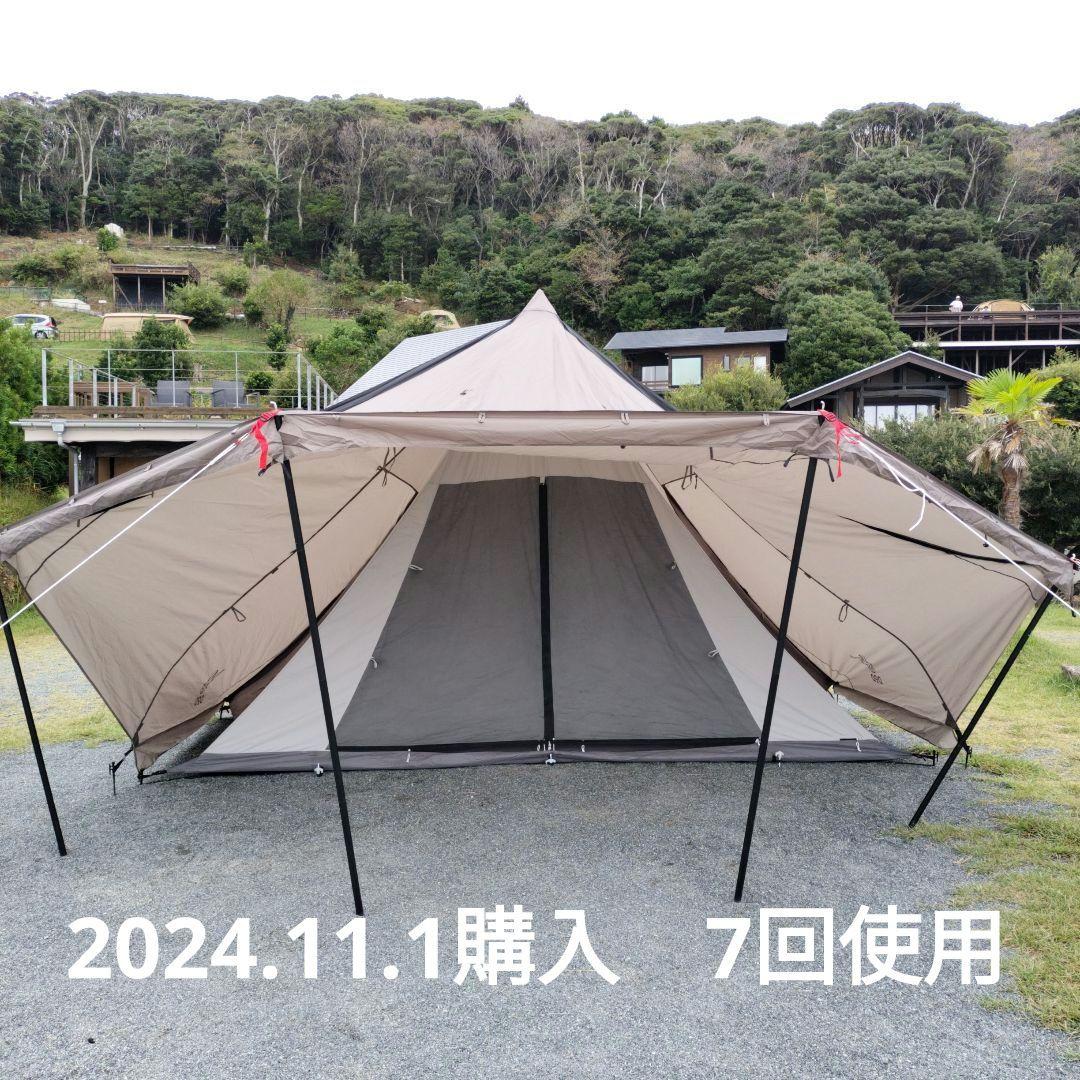 DOD ヤドカリテント　T6-662GYグレー　使用1年　7回使用