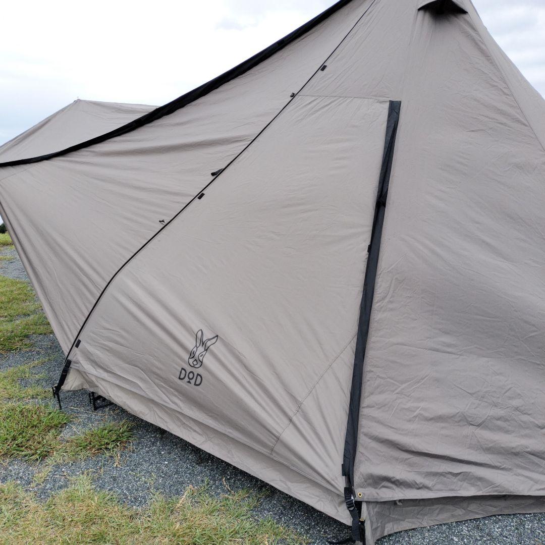 DOD ヤドカリテント　T6-662GYグレー　使用1年　7回使用