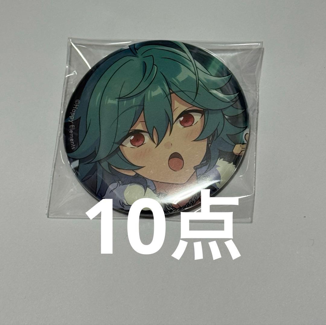 あんスタ　ライカ　いつぬい おかおBIGショルダー　缶バッジ　Aug idol